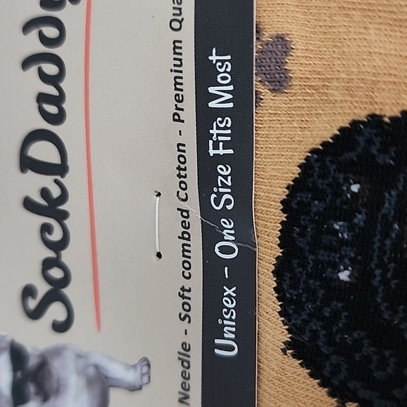 Sock Daddy Black Labradoodle Socks - Fun Unisex Socks, Set Of 2 pairs - Picture 6 of 7